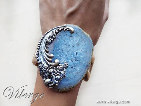 Романтичен дамски подарък за празник с арт бижута и винтидж гривни за жени и Коледа 2016