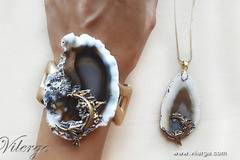 Луксозни бижута с естествен камък за стилни жени подаръци за Коледа2016