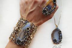 Дизайнерска колекция бижута за Зима 2017 от естествен камък за жени подаръци