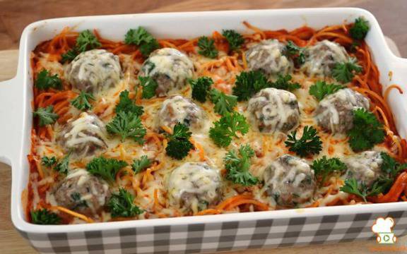 Спагети „Болонезе“ на фурна