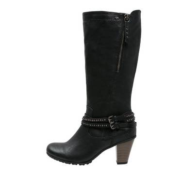 Високи ботуши Tom Tailor с метални елементи