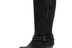 Високи ботуши Tom Tailor с метални елементи