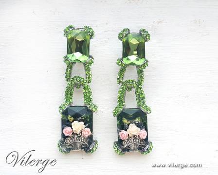 Зимна колекция 2017 с винтидж обеци и подарък с бижу за Коледа 2016 жени