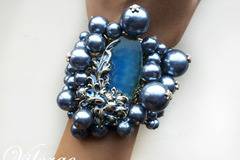 Модерни арт гривни с естествен камък за жени сезон Есен 2017