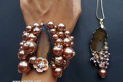 Романтичен подарък за жени с арт бижута за сезон Есен 2017 дизайнерски гривни