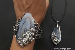 Романтични бижута с естествен камък и сезон Есен 2017 подаръци за жени