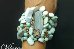 Луксозен дамски подарък с арт бижута и модна колекция за лято 2017 винтидж гривни