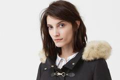 Черно яке с отделяща се качулка