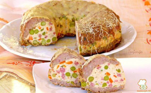 Шарен месен кекс