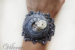 Модни бижута и стиймпънк гривни от арт дизайнерска колекция 2017 за жени подарък