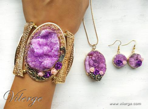 Оригинален подарък с арт бижута за Свети Валентин2017 и влюбени жени уникати