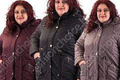 Дебело зимно макси яке с леко издължена задна част