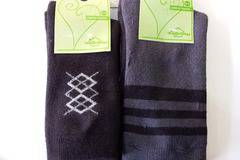 Малена – магазин за сиви черни дамски плътни чорапи над глезена български женски пухкави чорапи зимен чорап Пентаграм-4