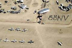 Летище се сглобява и разглобява за фестивал