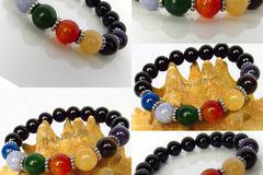 Дамска гривна от естествени камъни Седем чакри – DM-2292