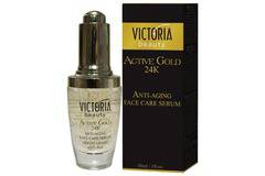 Victoria beauty Серум за лице ACTIVE GOLD 24K грижа против стареене 30 мл