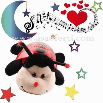 Нощна лампа калинка-Звездно небе