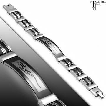 Мъжка гривна с изображение на гущер за късмет