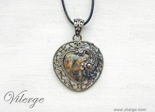 Дизайнерски винтидж колиета от серия Любов за Свети Валентин 2017