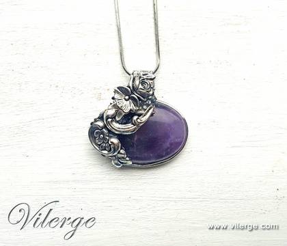 Винтидж колиета от серия Аметист за Свети Валентин 2017 подаръци