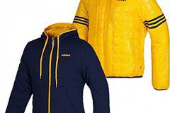 ADIDAS Nео Мъжко зимно яке с две лица отвлагоустойчива материа.