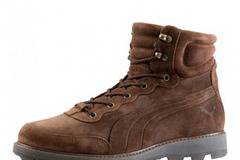PUMA Desierto мъжки зимни боти с масивна подемтка от качествена кожа