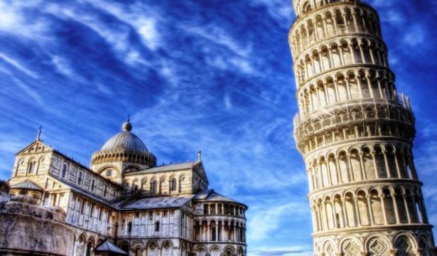 Наклонената камбанария в Пиза?