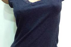 Малена – магазин за тъмносини женски вълнен потник Авангард M L XL XXL 2XL 3XL XXXL вълнени потници вълнено бельо