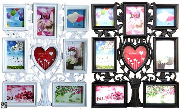 Фоторамка – пано за 8 снимки Love – 50 см. Модел F-144-301