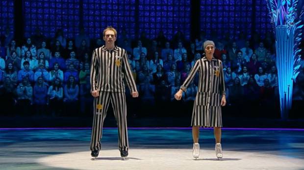 Еврейски холокост в руско шоу на лед