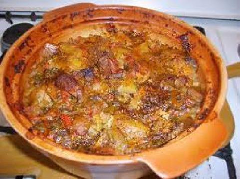 Пилешко с гъби и пушено сирене