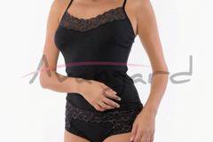 Малена – магазин за женски вълнен комплект от потник и боксерки М Л ХЛ ХХЛ 2ХЛ черно вълнено бельо черни вълнени комплекти