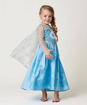 Много нежна и красива рокля на Елза от Замръзналото кралство