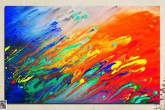 Декоративно пано за стена от 1 част с абстрактно изображение – HD-001-1