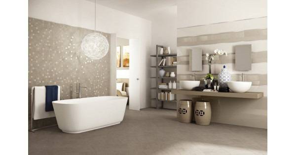 Тенденции при плочките за баня за 2017