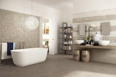 Тенденции при плочките за баня за 2017