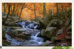 Декоративно пано за стена от 1 част с планински поток – HD-018-1