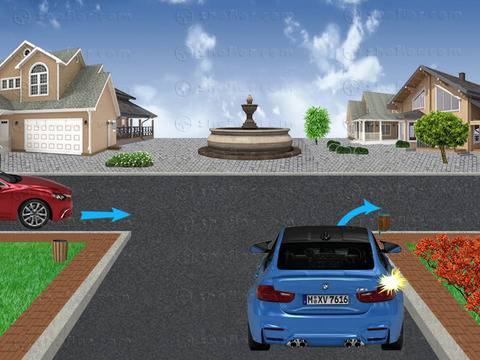 Правило за предимство на дясностоящия и нерегулирано кръстовище