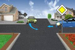 Правила за преминаване през регулирано кръстовище