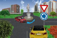 Правила за преминаване през кръгово кръстовищe