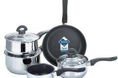 Зарадвай любимите си хора с Комплект Касероли и Тиган с Тефлоново покритие BUCKINGHAM на Половин цена! Вземи само сега на…