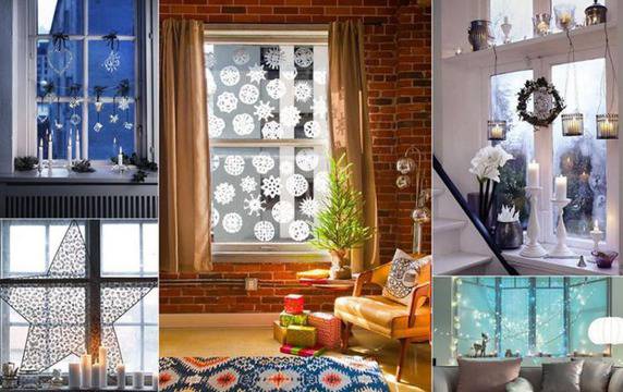 Коледна Украса за Прозорци