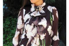 Нови модели официални блузи от шифон, дантела и коприна, вечерни топове и елегантни дамски ризи с дълъг и къс ръкав