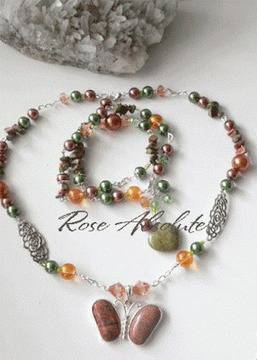 Колекция бижута Golden Fall by Rose Absolute