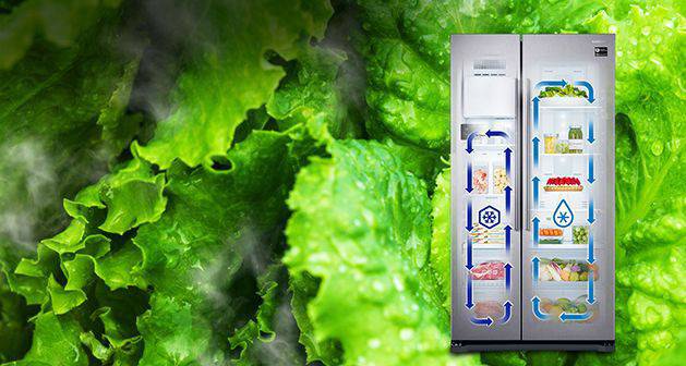 Двукрилен хладилник Side by side Samsung