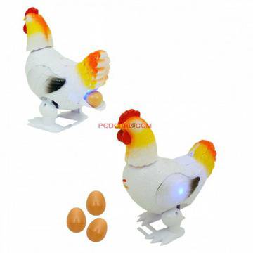 Музикална кокошка, която снася яйца