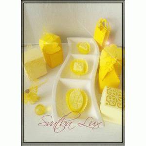 Подаръчета за гости в Жълто и кафяво