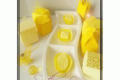 Подаръчета за гости в Жълто и кафяво