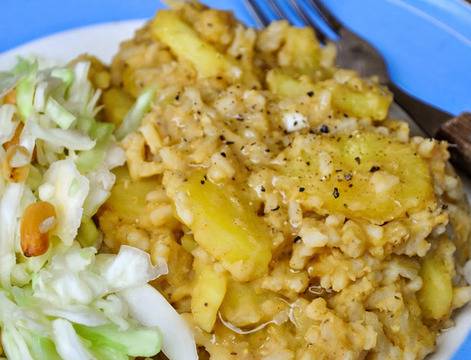 Картофена яхния с ориз