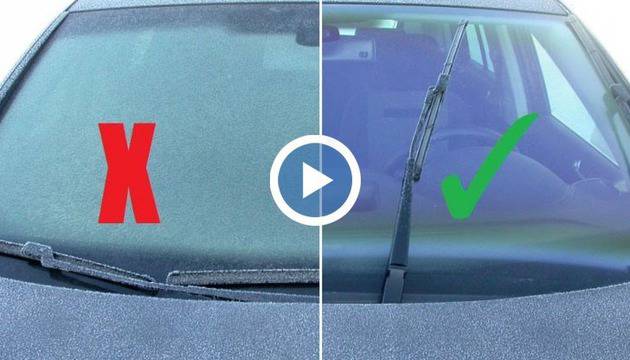 Ето как да изчистите стъклото през зимата за секунди!